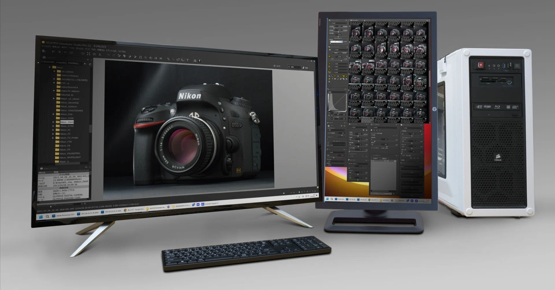 Dual Portrait and Landscape Setup for Photography｜フユキ／西川冬旗