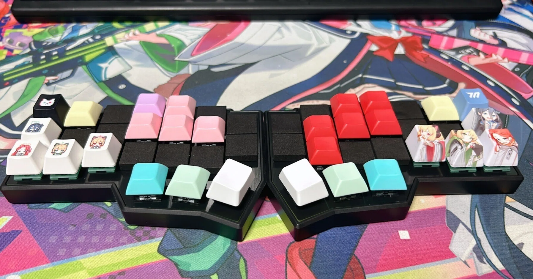Corne v4 Cherry 完成品　スイッチ　キーキャップ　ケーブル付き Corne V4 Chocolate