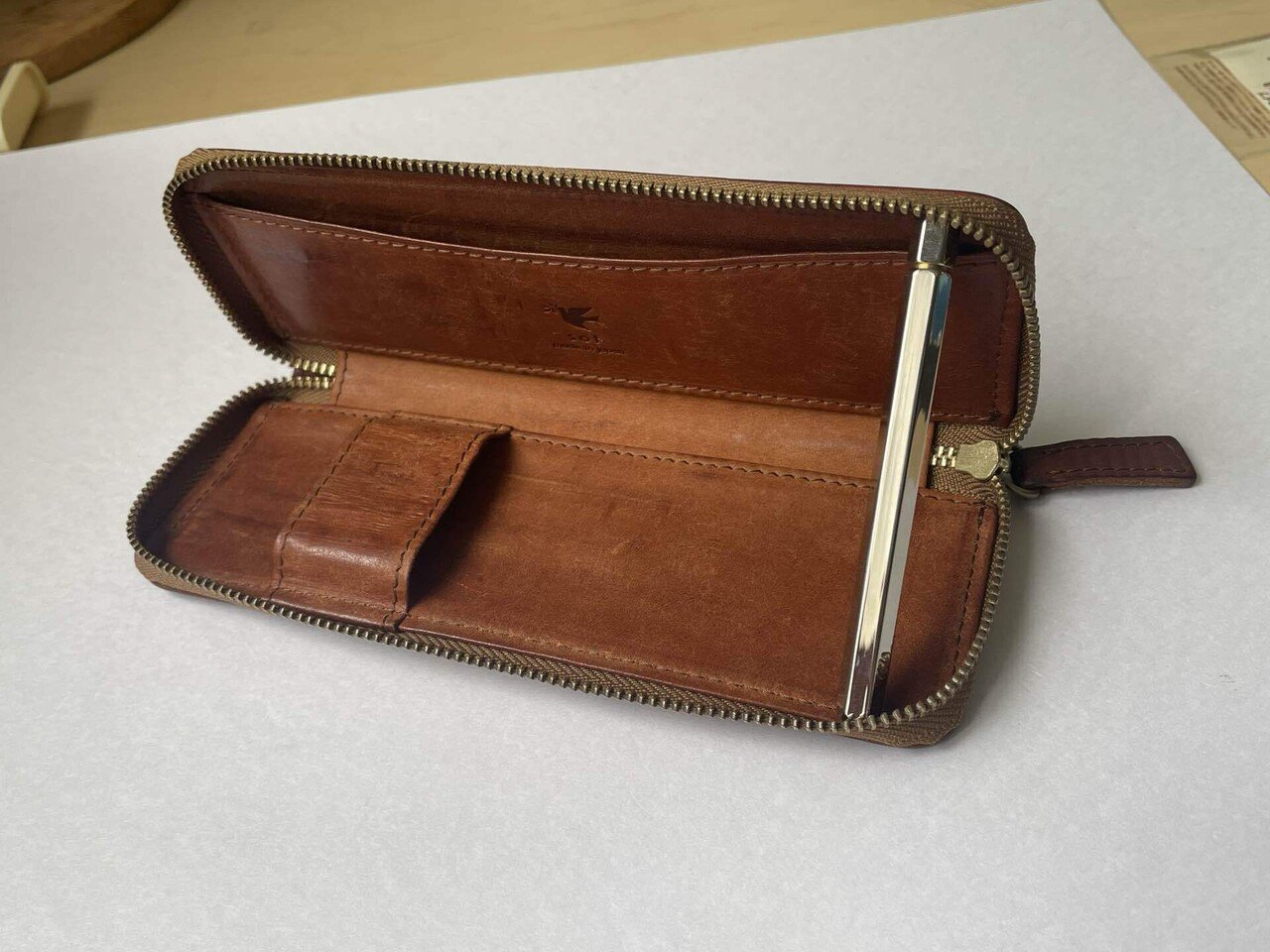 Miii8300 さん専用 sot プエブロレザーペンケース キャメル 箱付き