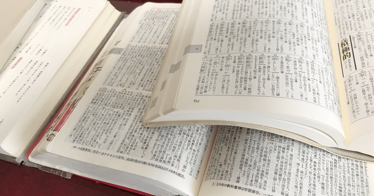 資料室日記（1）国語辞典｜spumoni