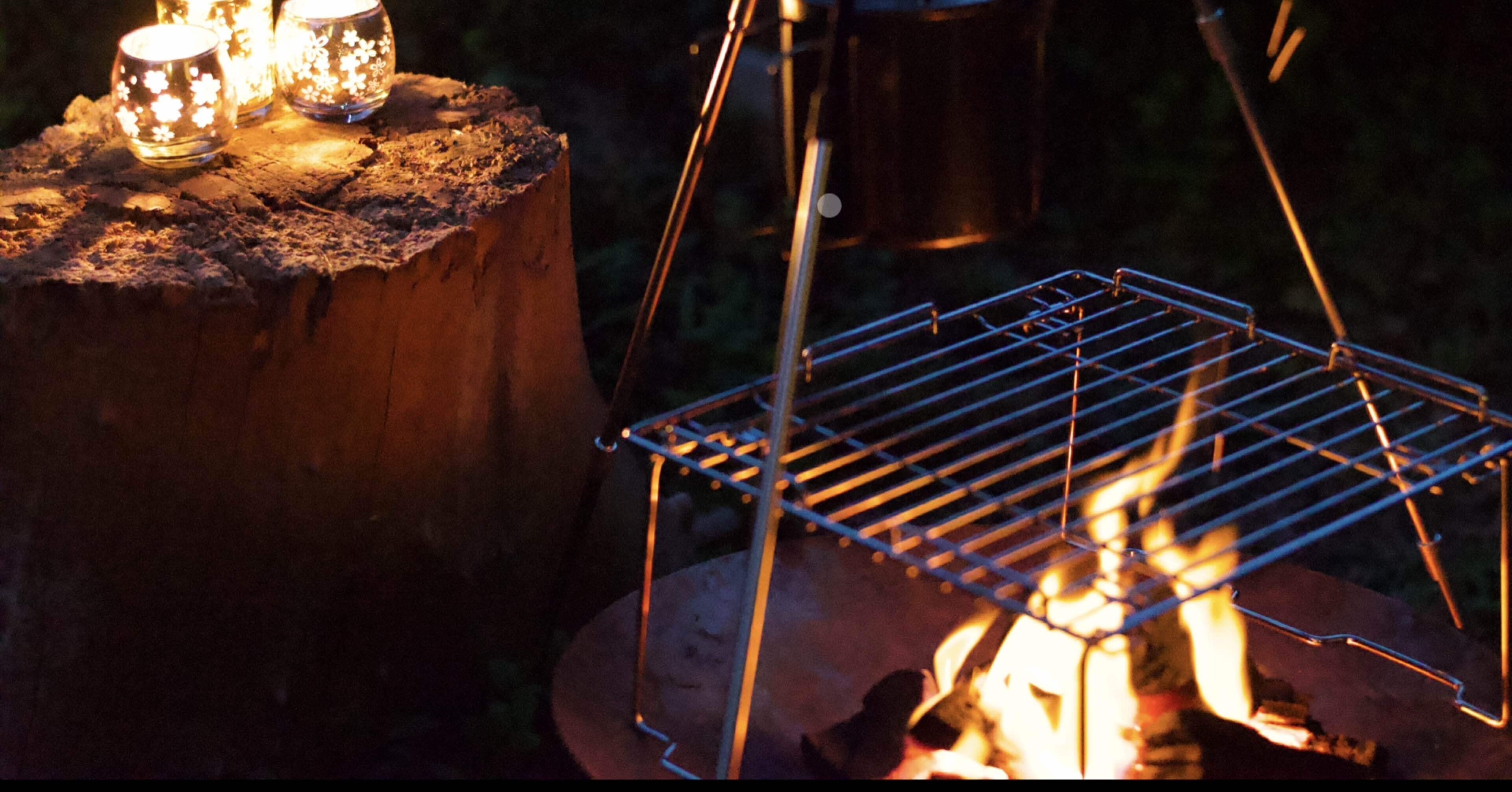 ローグ@まとめ買い歓迎Flamescale Furnace CF Colemanのファイヤーディスクにピッタリなニトリのワイヤーラック