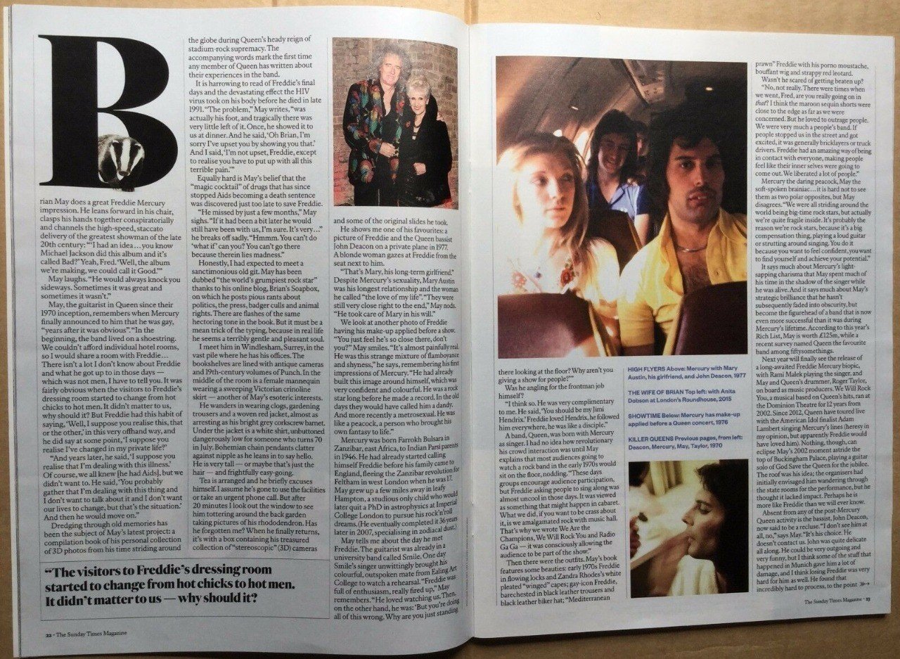 ブライアンインタビュー The Sunday Times 17年5月 ふゆ Note ブライアンインタビュー The Sunday Times 17年5月 ふゆ Note