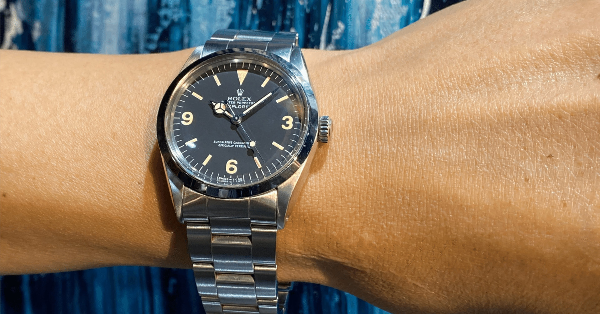 機械式腕時計 ヴィンテージエクスプローラータイプⅠ シングルブレス仕様 機械式腕時計 ヴィンテージエクスプローラータイプⅠ シングルブレス仕様