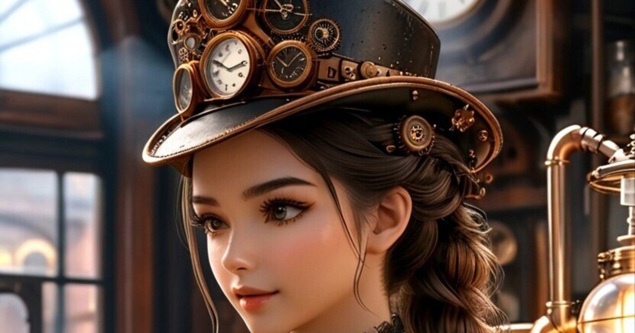 Stable Diffusion XL（SDXL）】レトロなスチームパンク！Steampunk XL