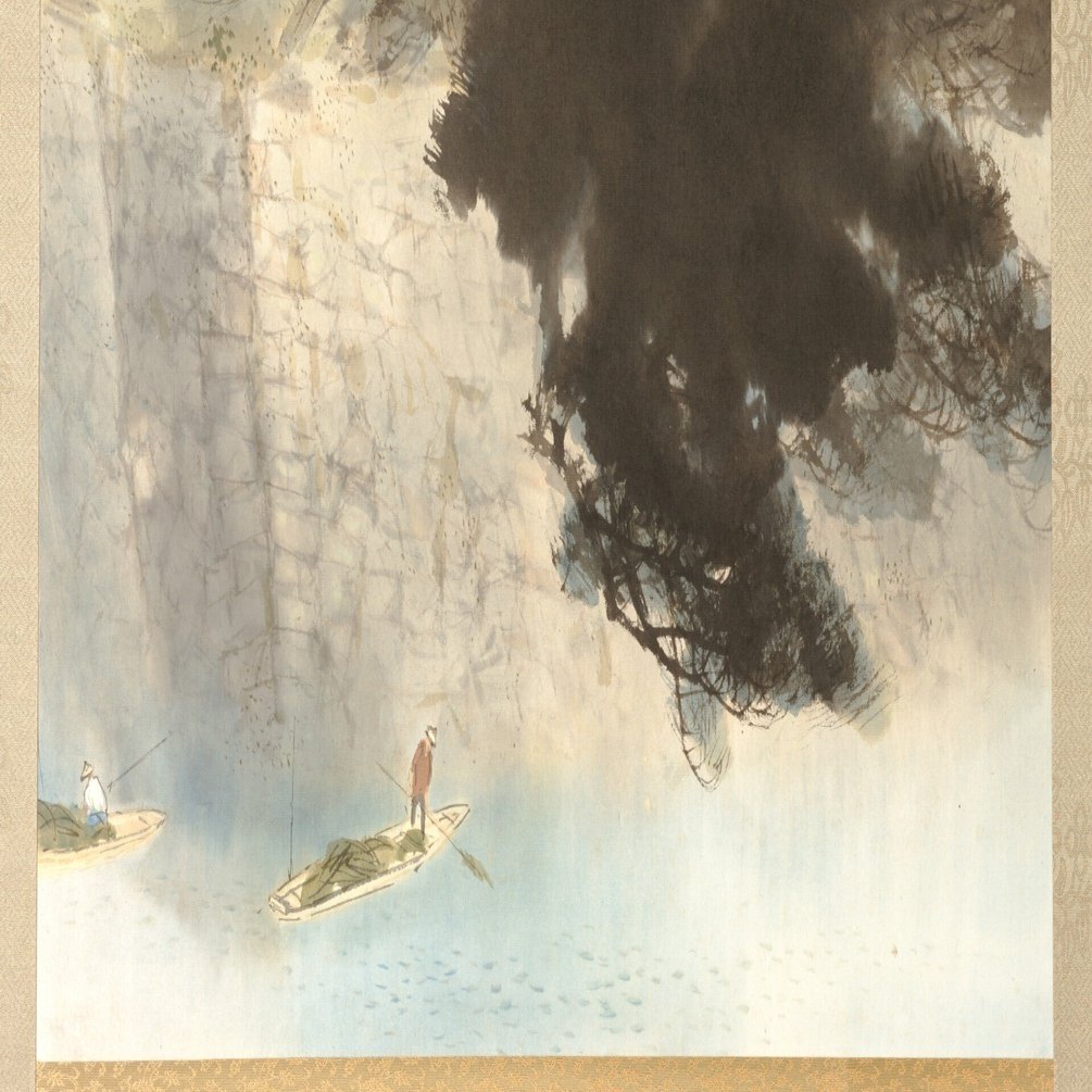 作品一覧】竹内栖鳳《古城枩翠》｜講談社野間記念館