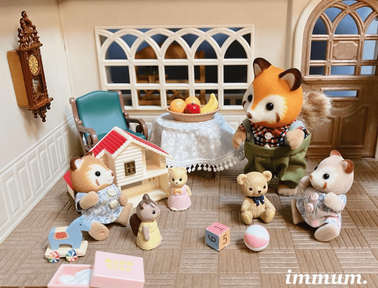 ファミリア アンティーク ミニチュア ドールハウス 時計 【公式通販】