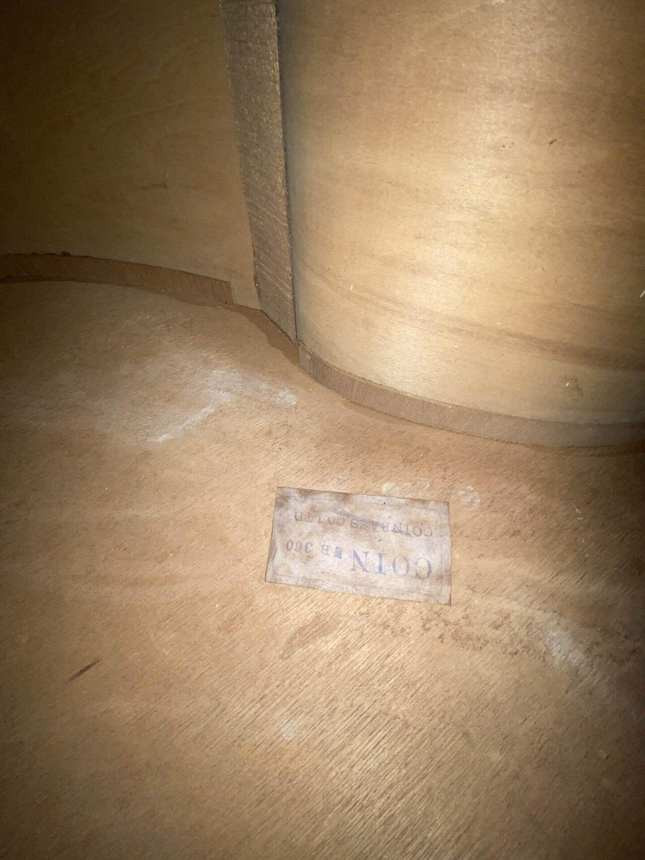 【引取限定】コントラバス（ラベルなし 詳細不明）３／４（国内４／４） ZENON ( ゼンオン ) コントラバス用バックキャスター無 BSC-301BLK