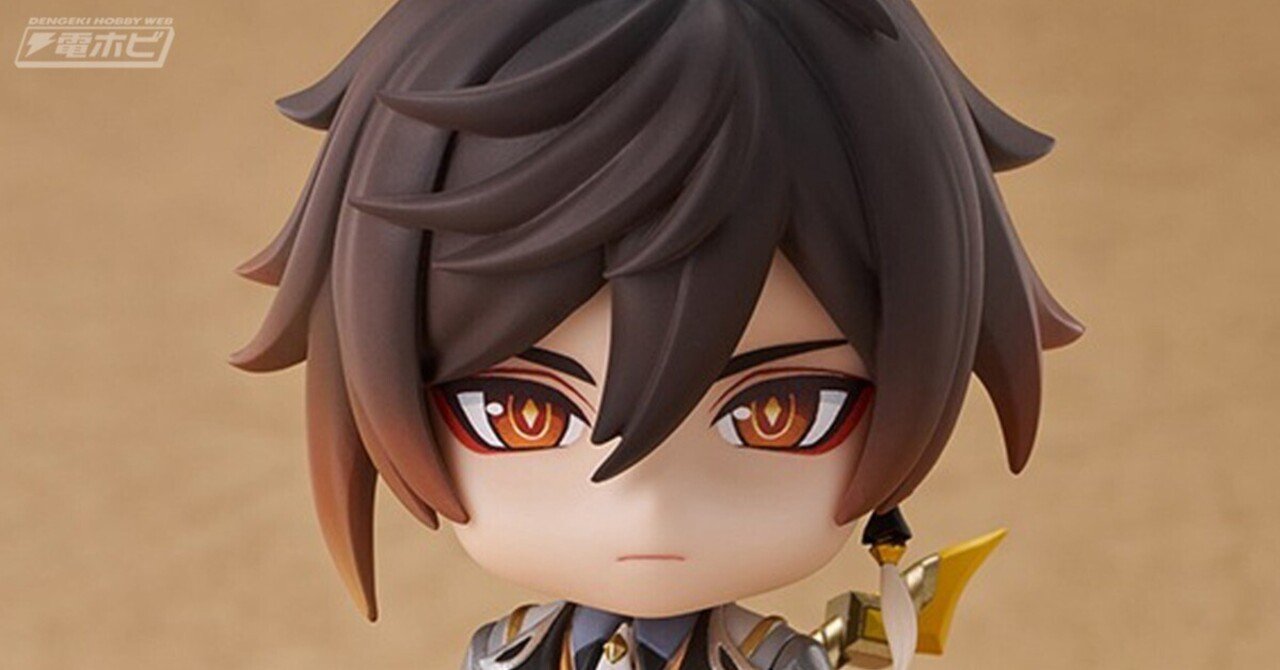 クールな眼差しが魅力的！『原神』より鍾離の「ねんどろいど」の