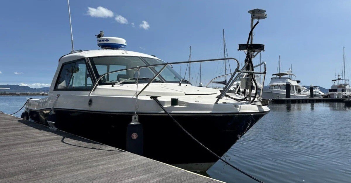 自律航行船「Eight Knot Ⅱ」が広島に到着、開発が加速！｜ひろしま
