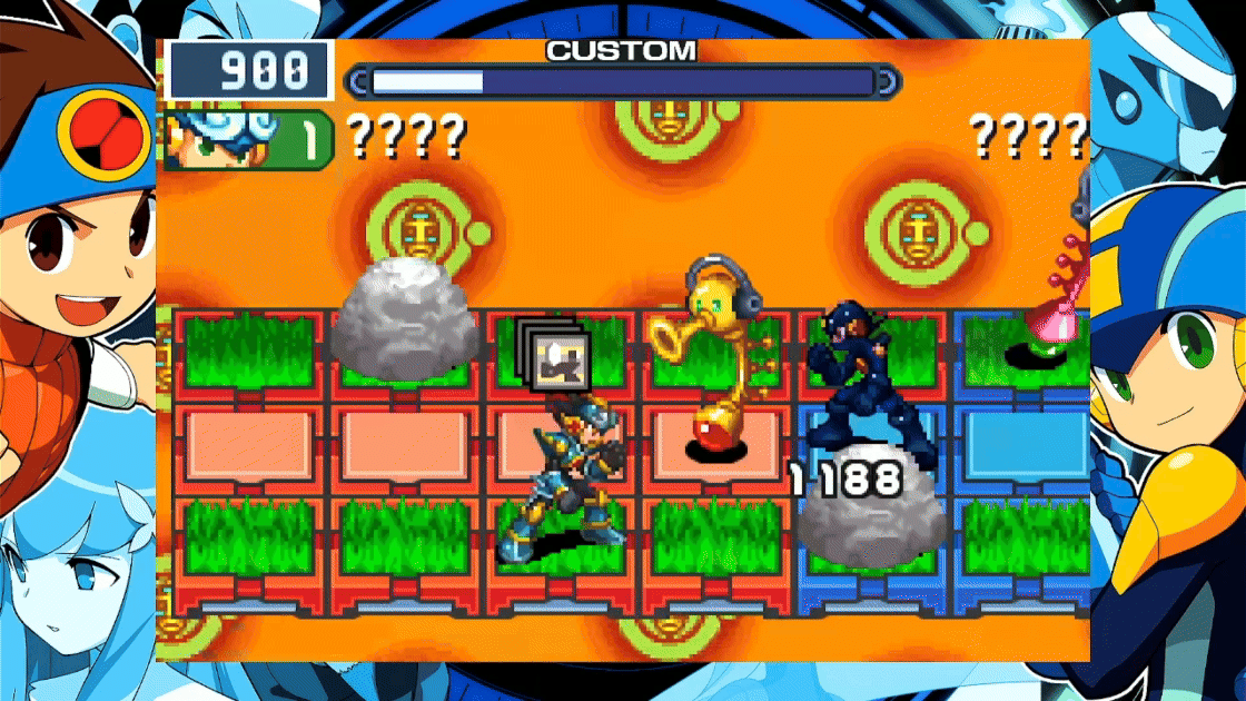 ロックマンエグゼ4 改造なし コードG軸 2WAYガンデルソル構築（レッド