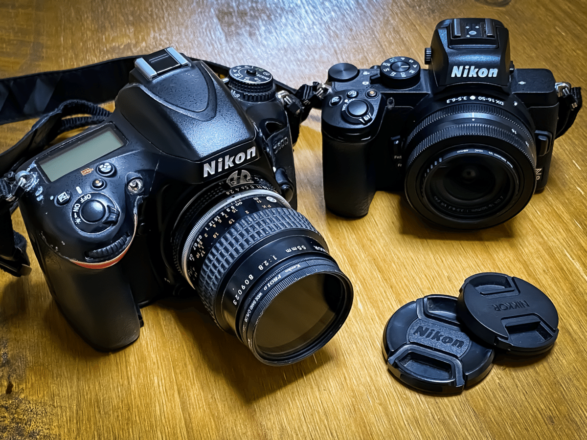 古いFXレフ機D600 vs そこそこ今時のDXミラーレス機Z 50で撮り