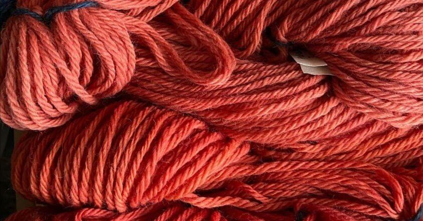 🔴茜展「毛糸の茜染めの会」｜horunu's diary