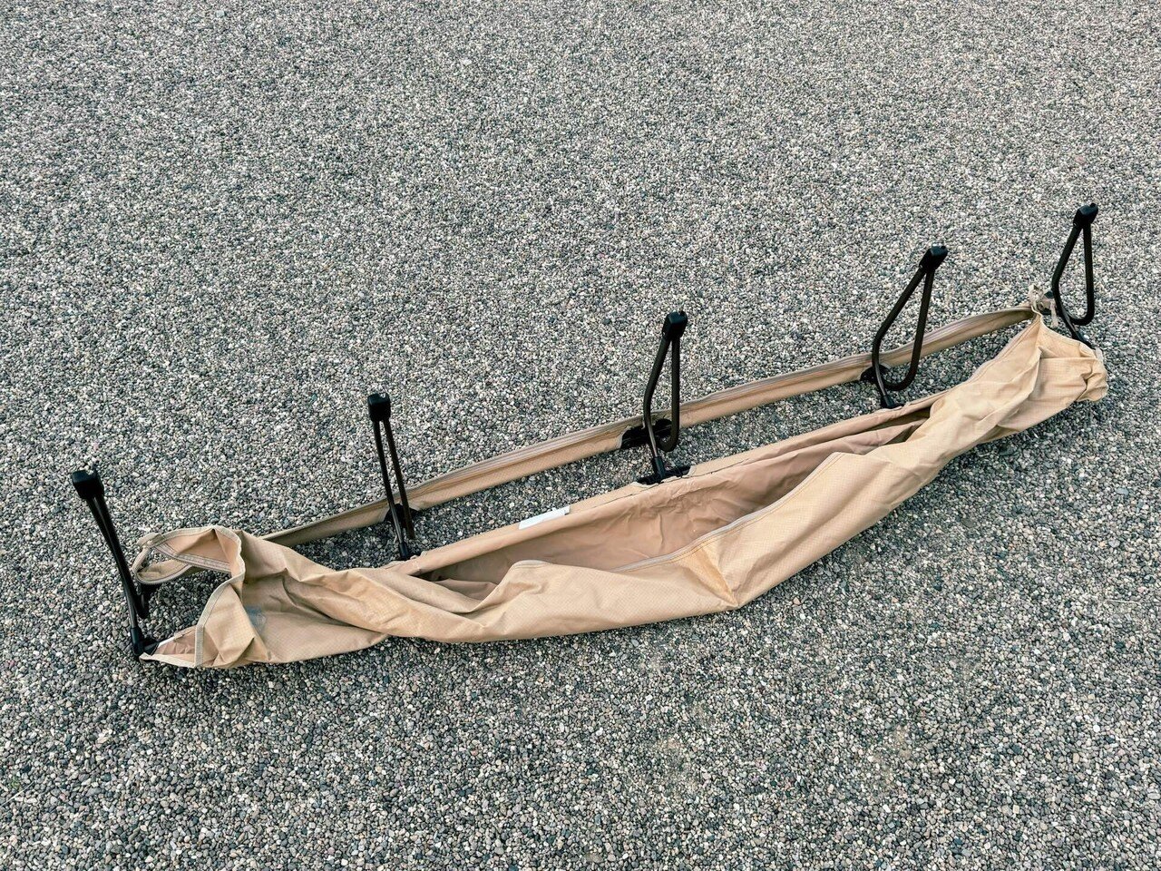 10秒で寝れる簡単組み立てコットが感動モノ。【TIMBER RIDGE キャンプ