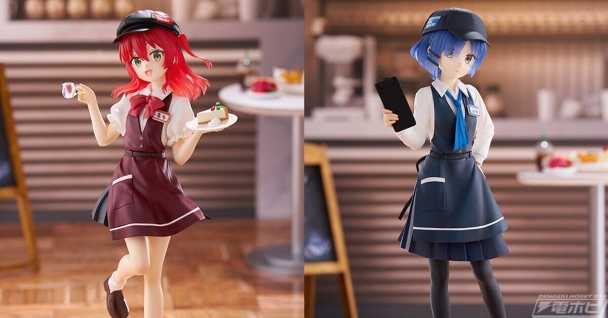 アニメ「ぼっち・ざ・ろっく！」より、山田リョウ、喜多郁代が