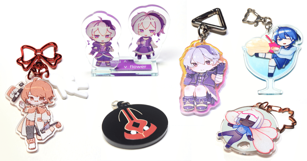 アクリルグッズ制作事例&備忘録｜犬