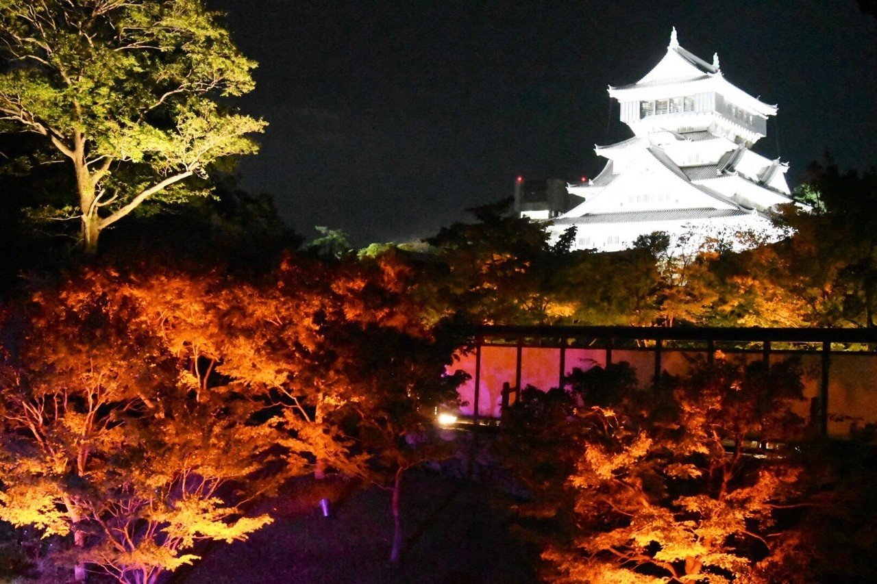 小倉城庭園ライトアップ 和 の灯り展 月の きざはし にお出かけして来た Kyoko Azuma Note