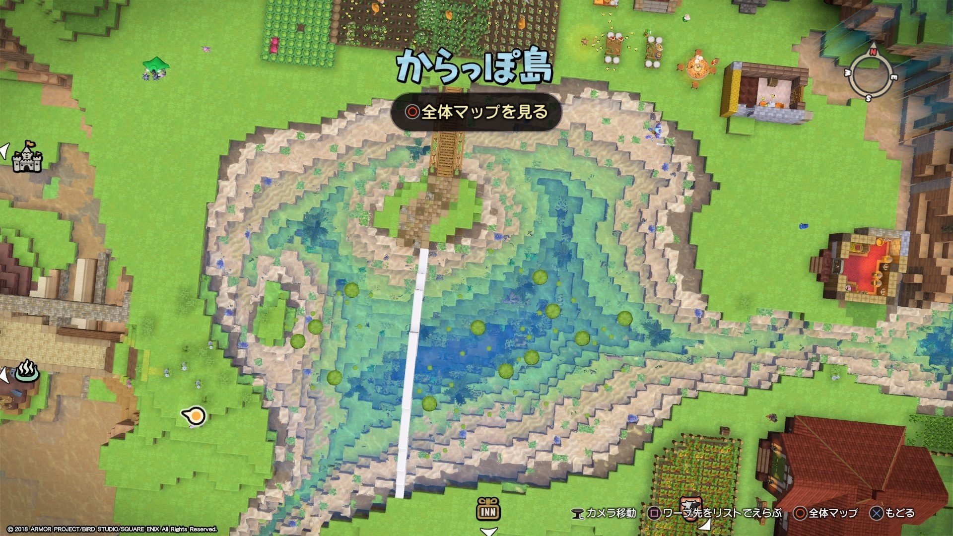 ドラクエビルダーズ２ 緑の開拓地に湖をビルドする 10月日の進捗 あろは梅酒 Note