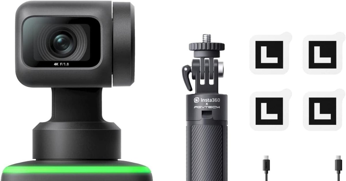 Insta360 Link 三脚キット』レビュー: 4K高画質&AI追跡で Insta360 Link 三脚キット』レビュー: 4K高画質&AI追跡で