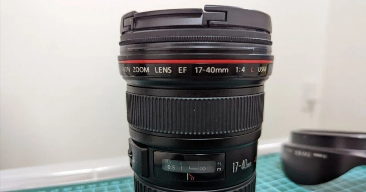 EF17-40mm F4Lのズーム機構が壊れたので、分解してみた話｜あーる