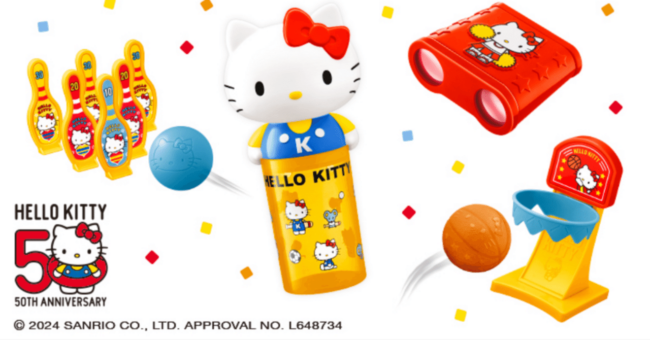 ハローキティ×マクドナルドおもちゃ公開！🎀｜ちゃんきてぃ
