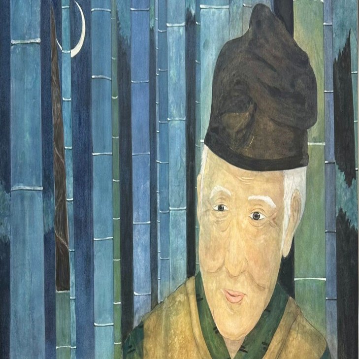 日本画「邂逅」(竹取物語)制作過程｜三鷹古典サロン裕泉堂/吉田裕子