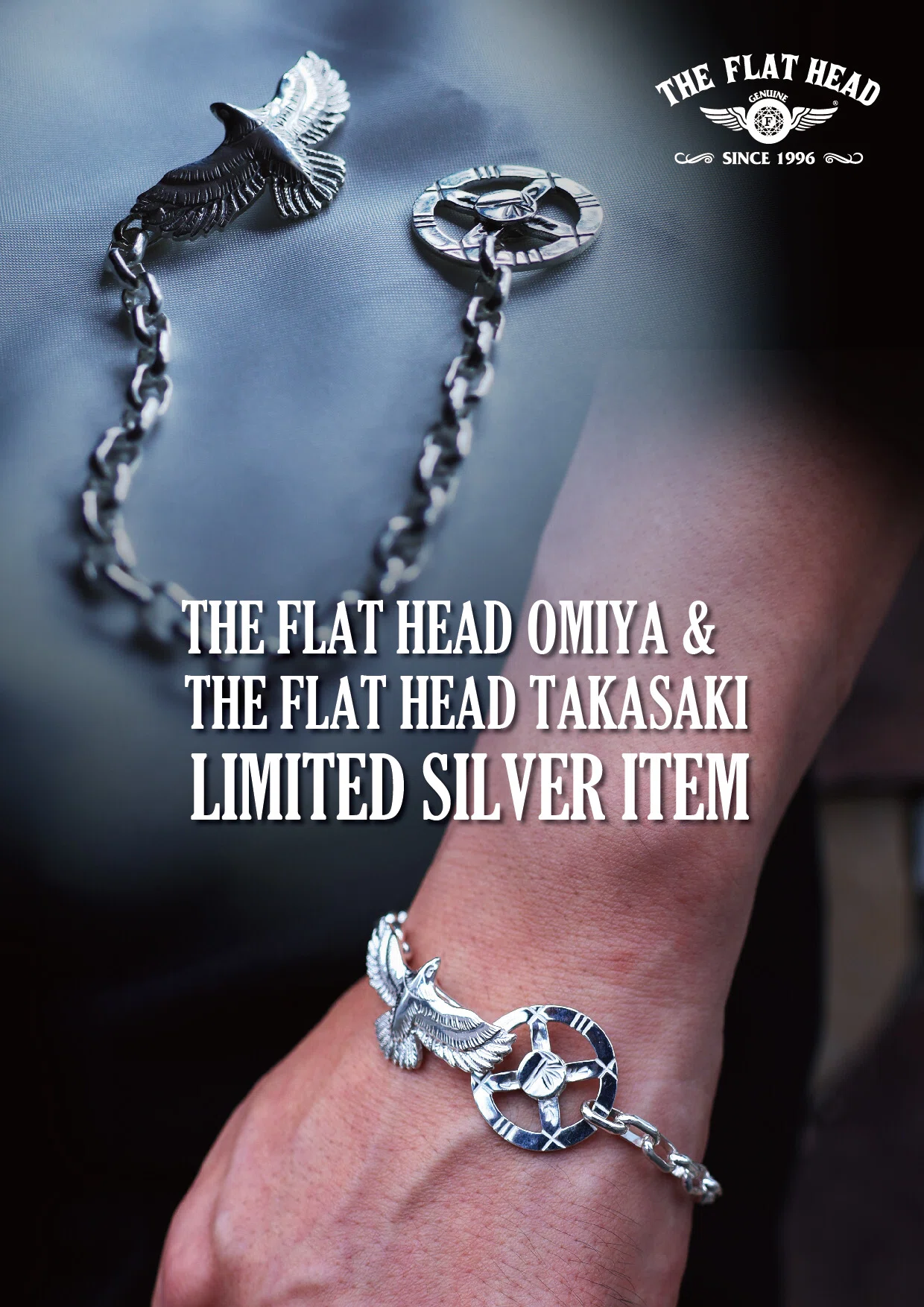 限界価格。フラットヘッドイベント限定シルバーブレスレット（バンダナ付き） FLAT HEAD 大宮店 & FLAT HEAD 高崎店】数量限定シルバーブレスレット