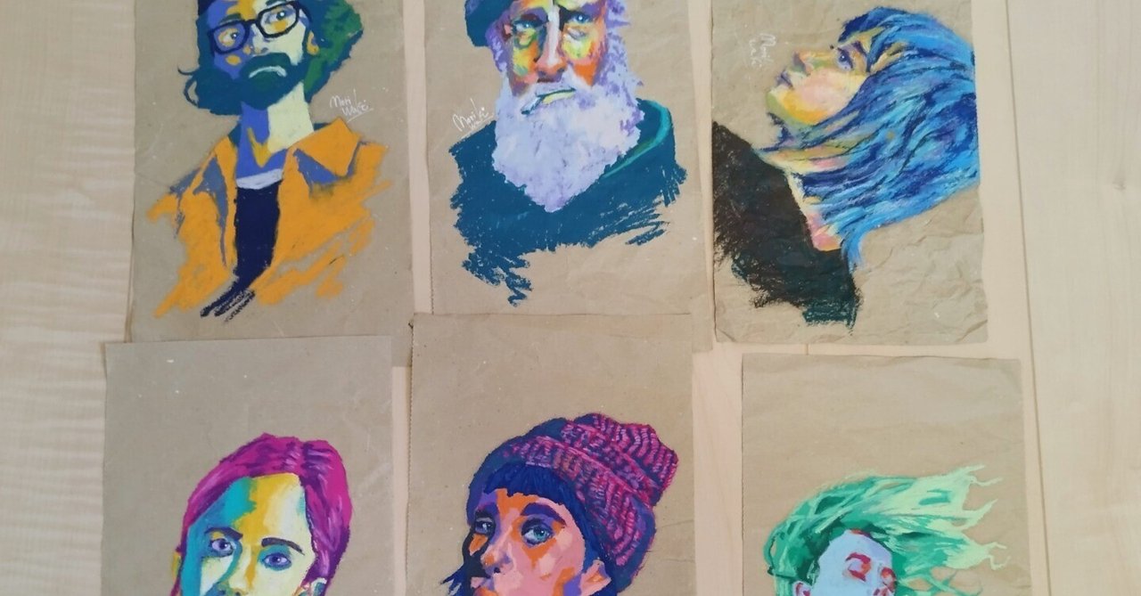 オイルパステル】成長は心に秘めて。｜森脇由宇のなんやかんや