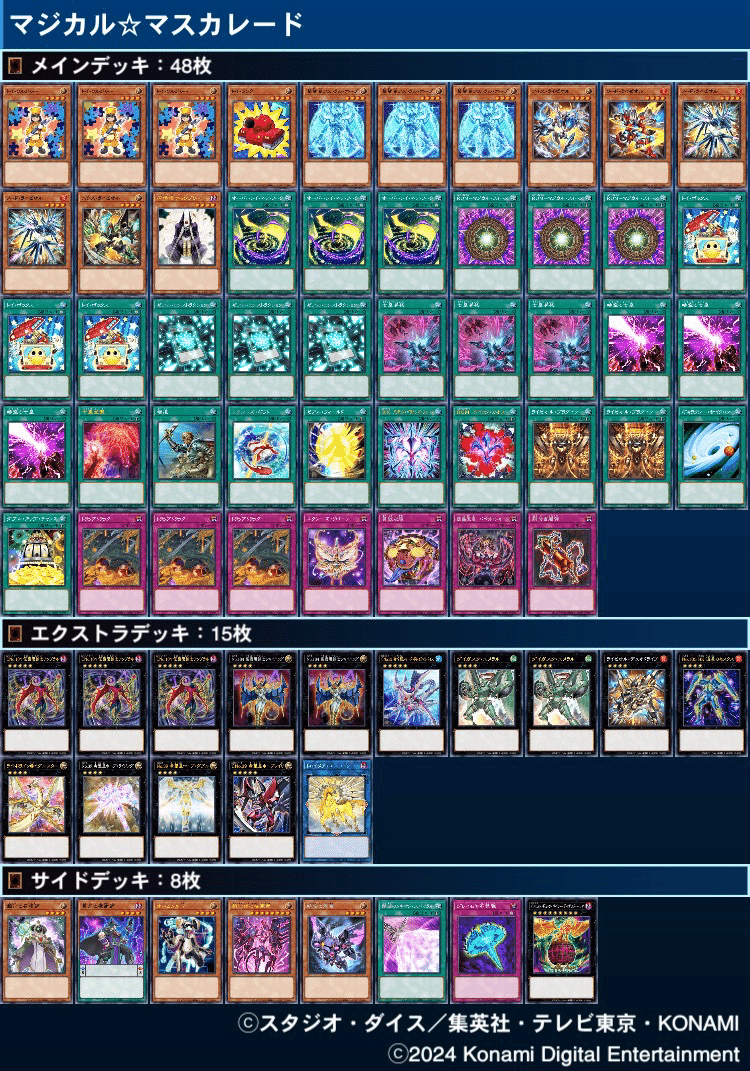 マジカルフォースで遊びたい『マジカル☆マスカレード』遊戯王デッキ