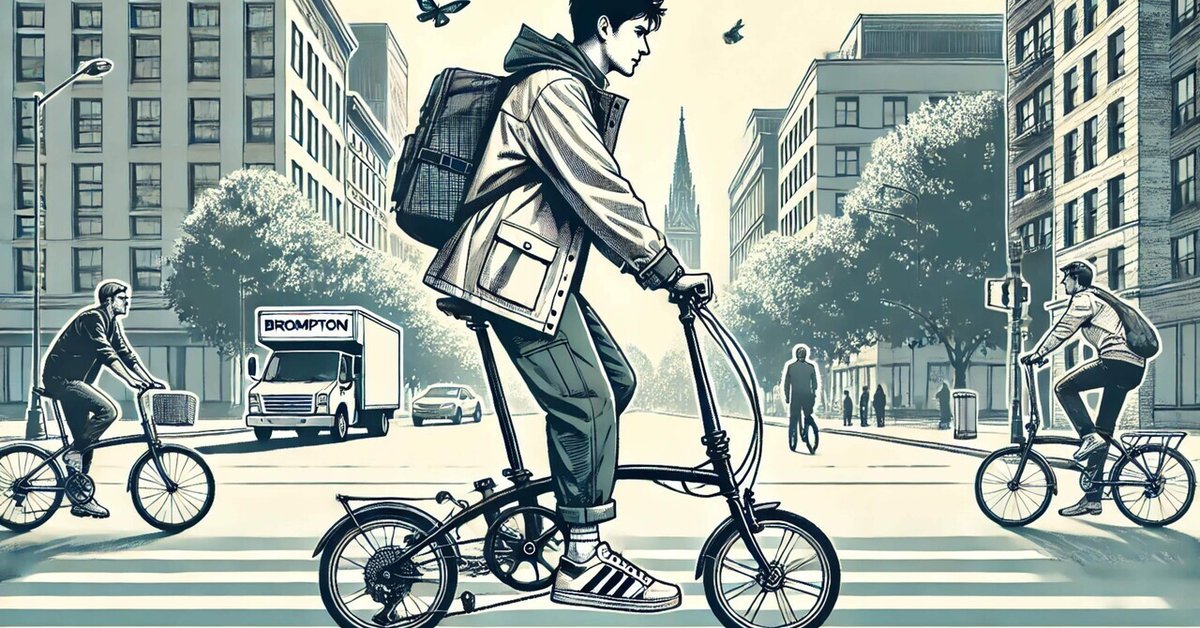 ブロンプトンは何を着たら似合うか考えてみよう｜まさ 