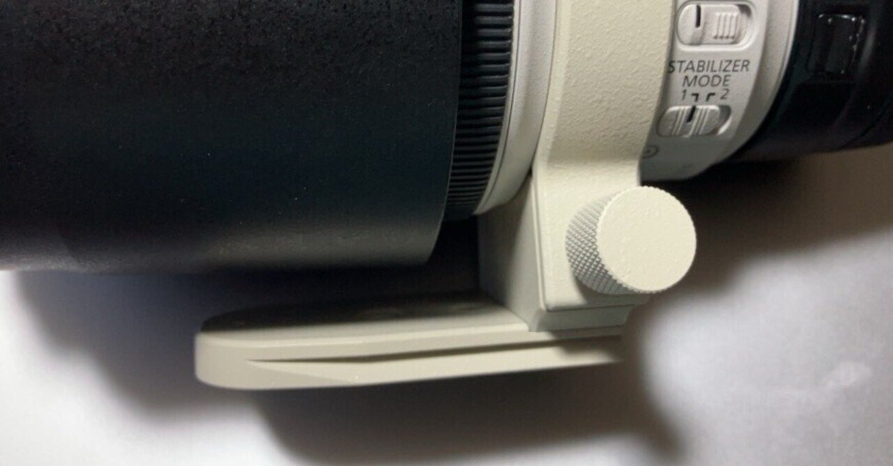 EF 70-300 F4-5.6LIS USM の三脚座｜真木隆司