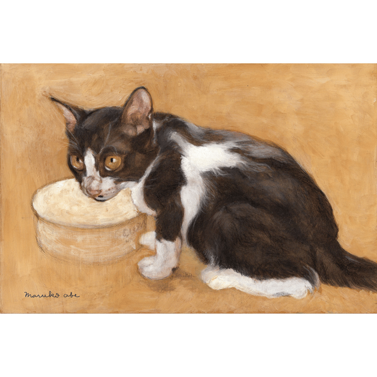 「ハッチ&ウメ」猫イラスト（原画） ハッチ&ウメ」猫イラスト（原画）（ウメ6」猫イラスト（原画