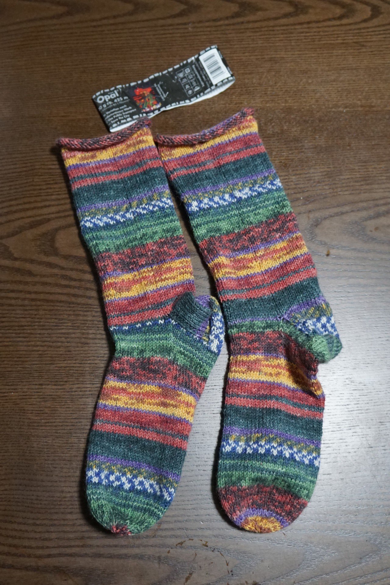 初めての手編み靴下｜望月もなか