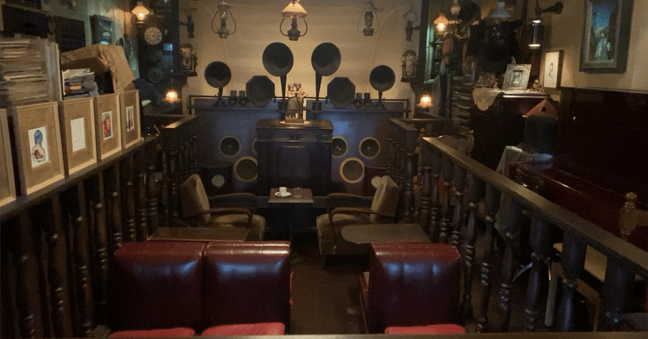伝説の名曲喫茶「新宿風月堂」紙ナプキン Tokyo's Classical Music Listening Café 🌹🖼️☕️ A retro 名曲喫茶