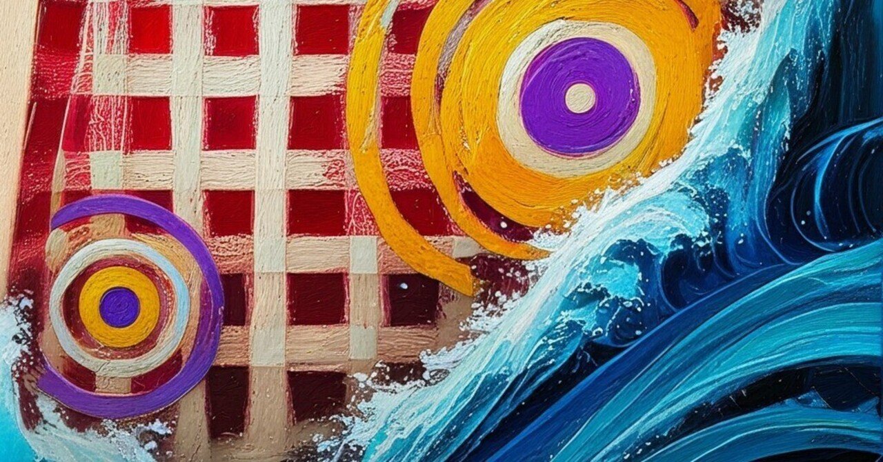 ImageFX de アブストラクト google＋プロンプト｜茜町春彦