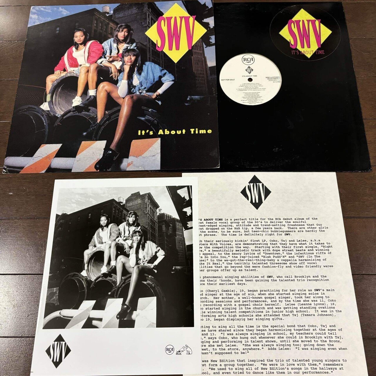 SWV it’s about time レコード SWV – It's About Time – Vinyl (LP, Album), 1992 [r10730880