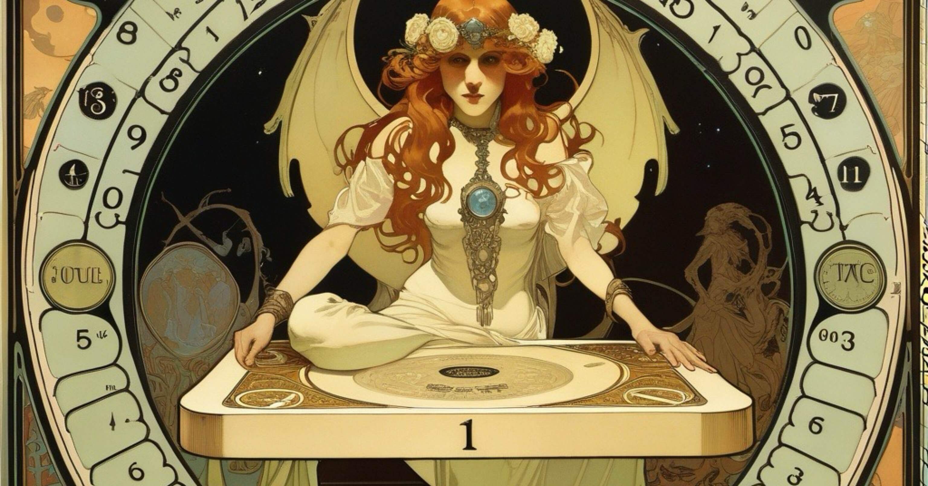 乙女座18度｜ウィジャボード。｜Astrologist Mucha