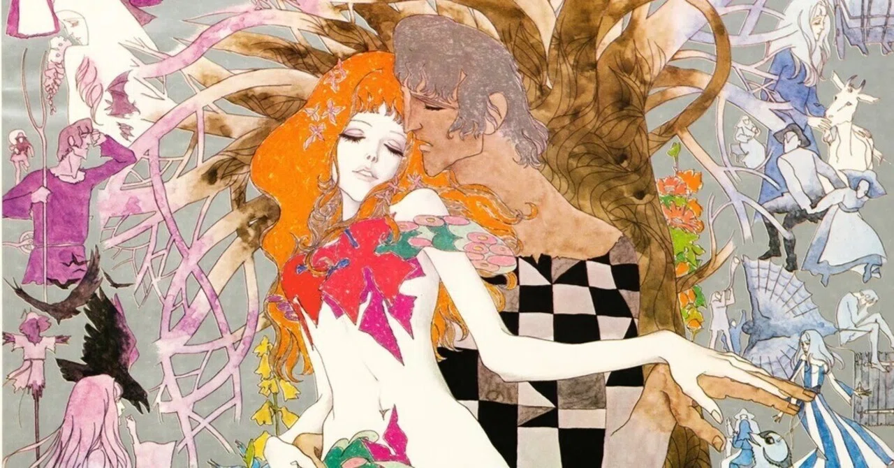 【絵画】ボタニカルアート「デルフィニウムベラドンナ」原画 哀しみのベラドンナ』失われた美術原画復元計画（第3章）画質問題