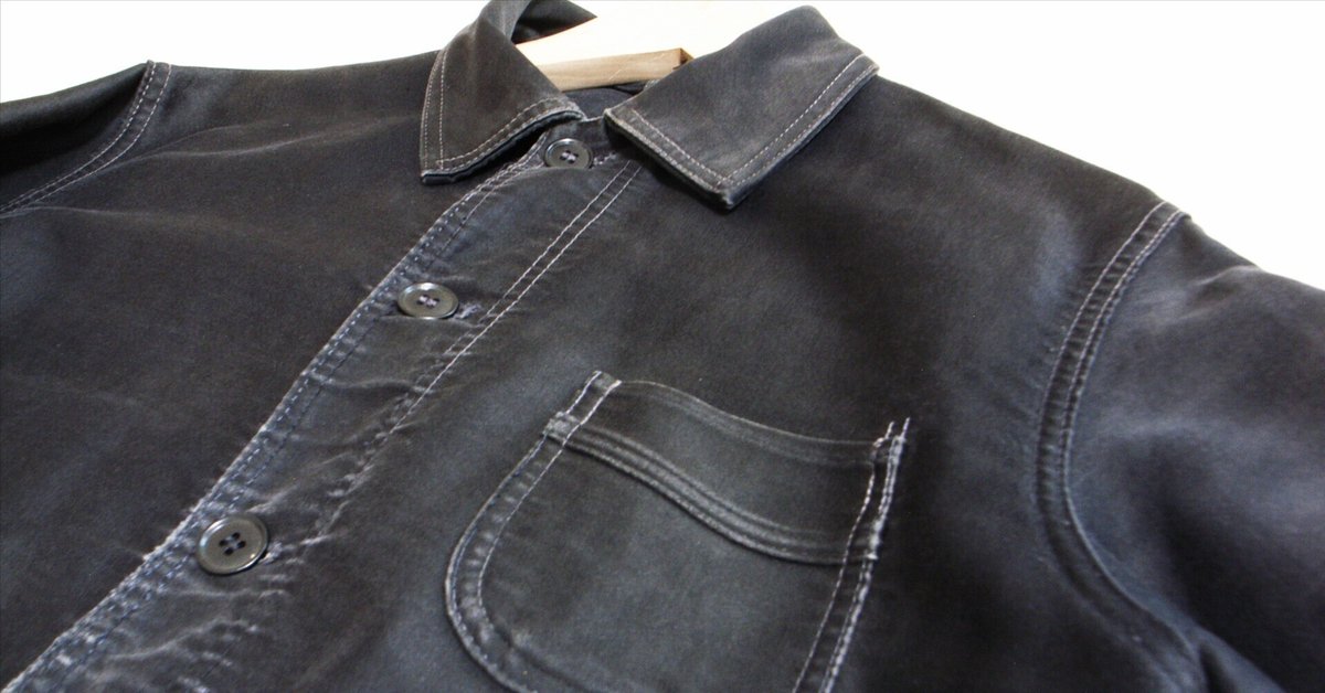 王道のモールスキンの古着 | 50s LE MONT ST MICHEL BLACK 王道のモールスキンの古着 | 50s LE MONT ST MICHEL BLACK