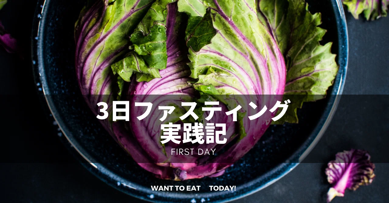 ファスティング1日目