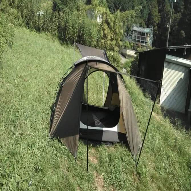 Tomount NY TENT 2試し張り｜尾上祐一郎(テントバカ)