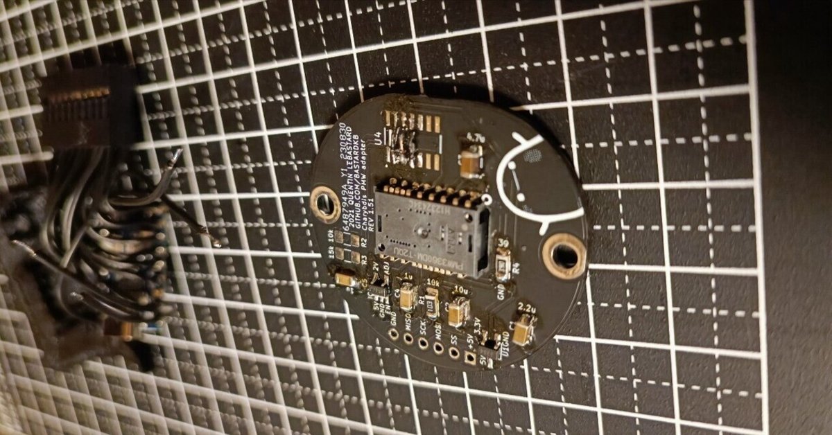 自作キーボード Charybdis Mini】 トラックボールのセンサー基板