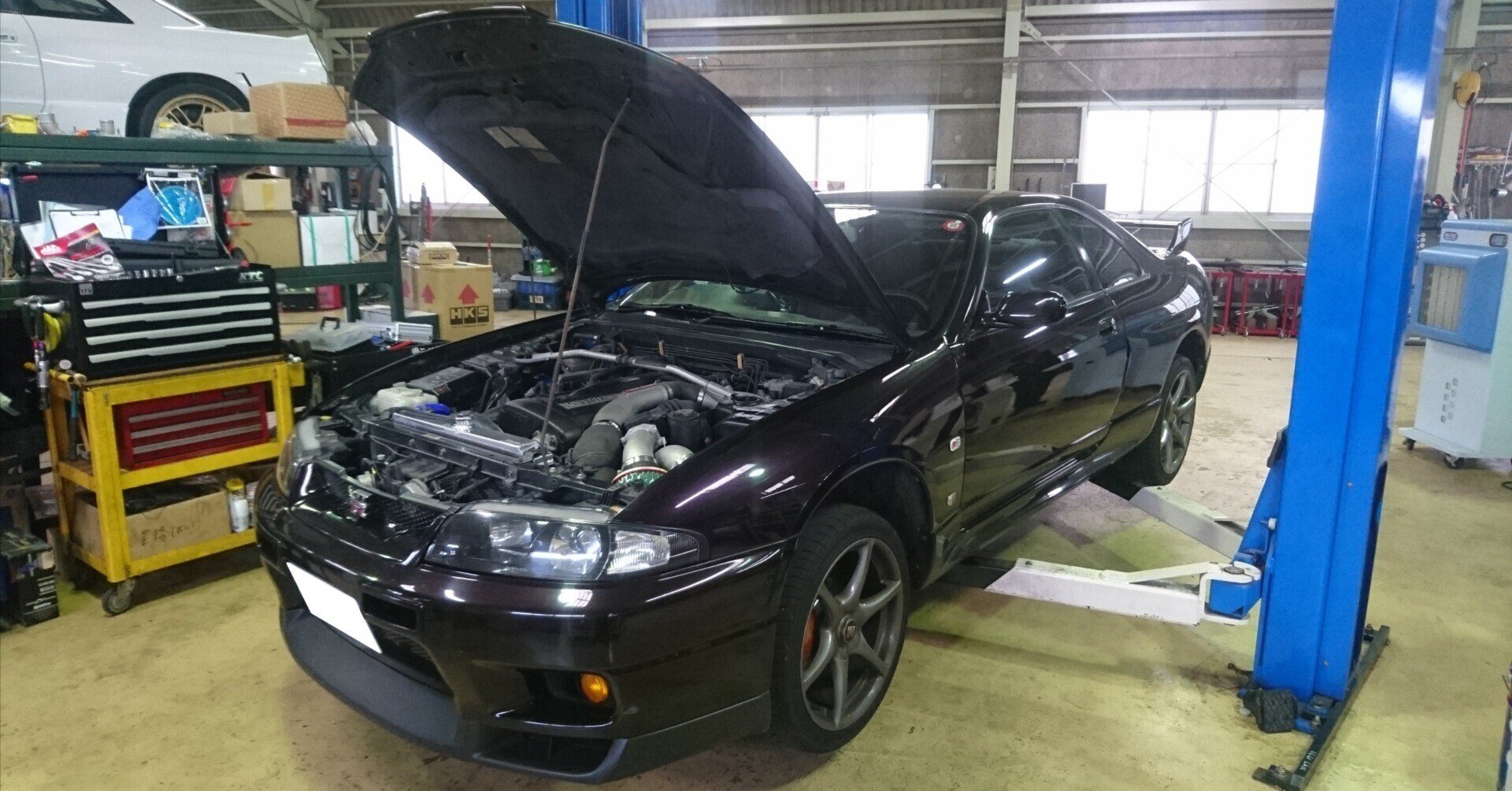 H8年スカイライン 毎年ディーラーにて点検整備された車両 5速MT RB25 ワンオーナー？E-ER33 スカイライン R33 GTS  H9年式R33 スカイラインGT-R 1オーナー5.2万km新車時より令和7年まで