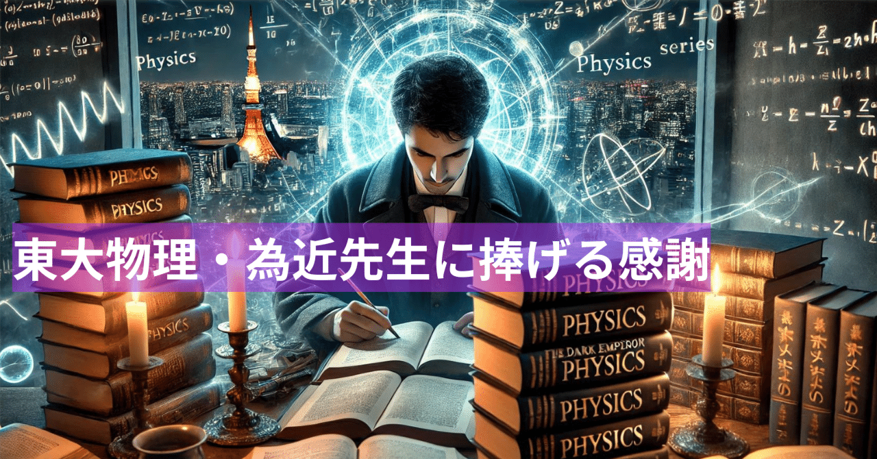 東大物理・為近先生に捧げる】『為近の物理ノート基本編』が無事
