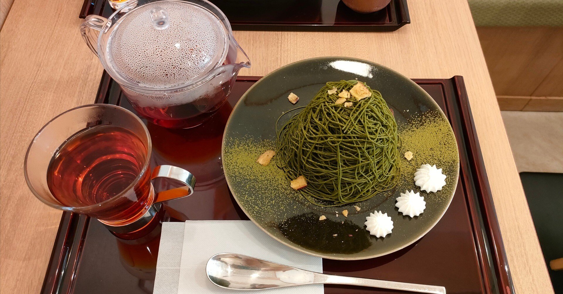 人形町・和カフェ】生搾りモンブランかき氷に舌鼓をうつ｜冷凍みかん