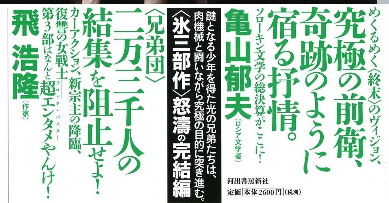 ウラジーミル ソローキン 氷 Yuri Note