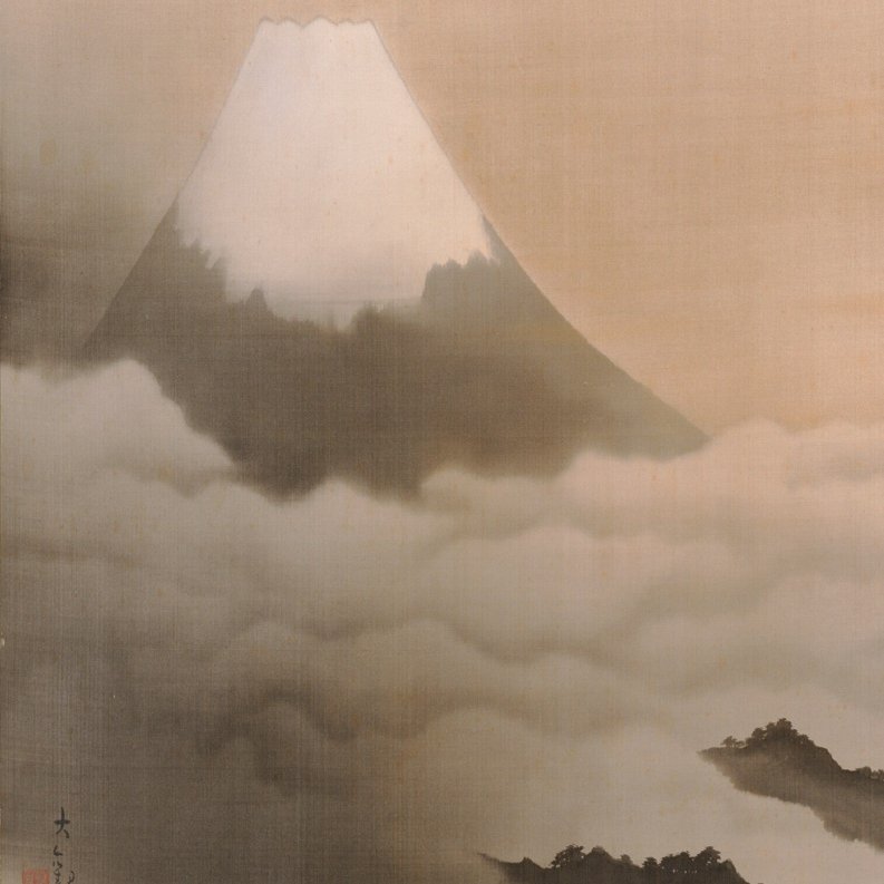 作品一覧】横山大観《暁山雲》｜講談社野間記念館