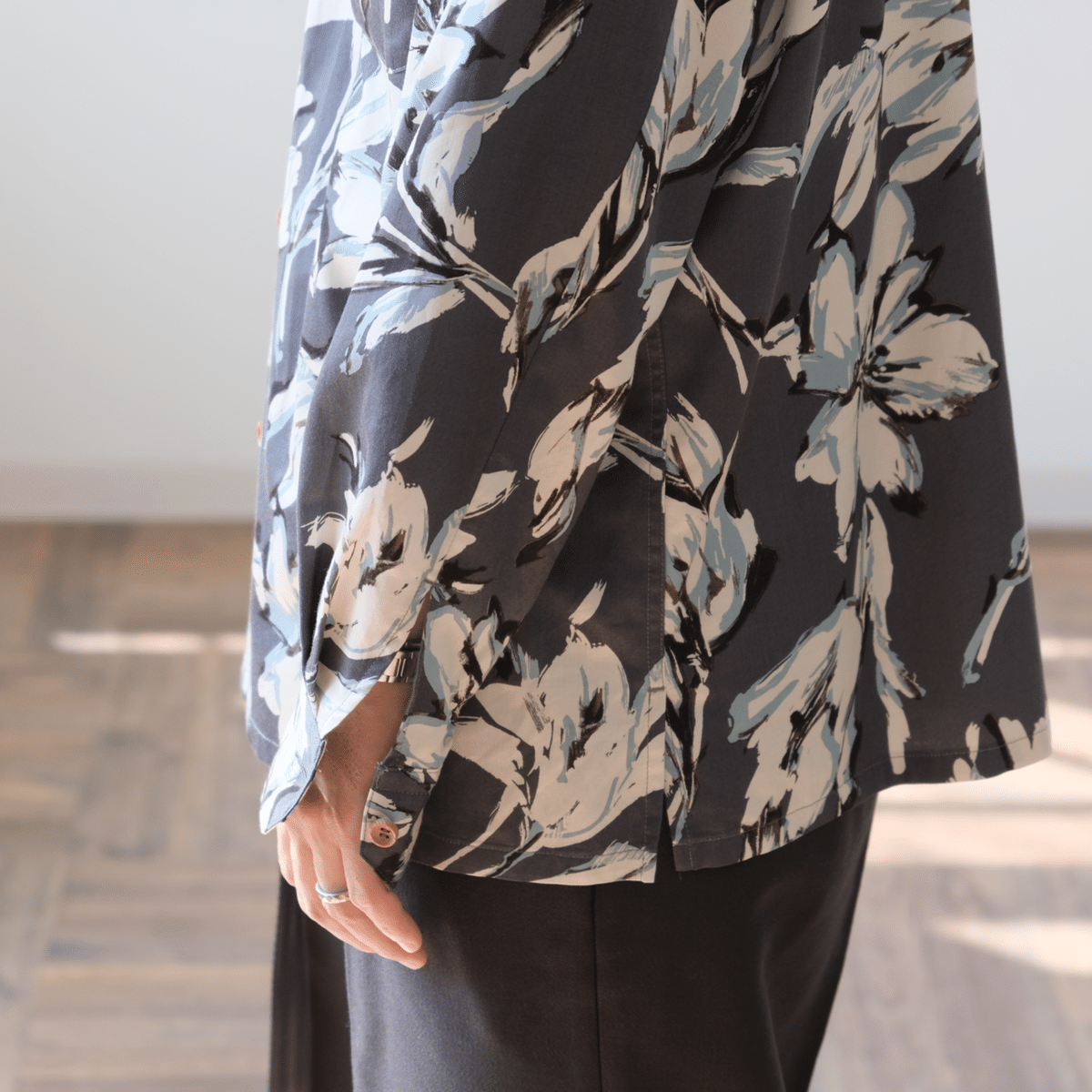 m's braque for MURPHHロングスリーブアロハシャツ m's braque for MURPHH 