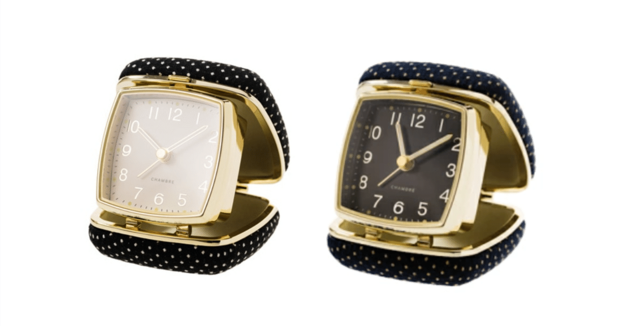 折り畳みのトラベルクロック｜十和言(とわ いえ)