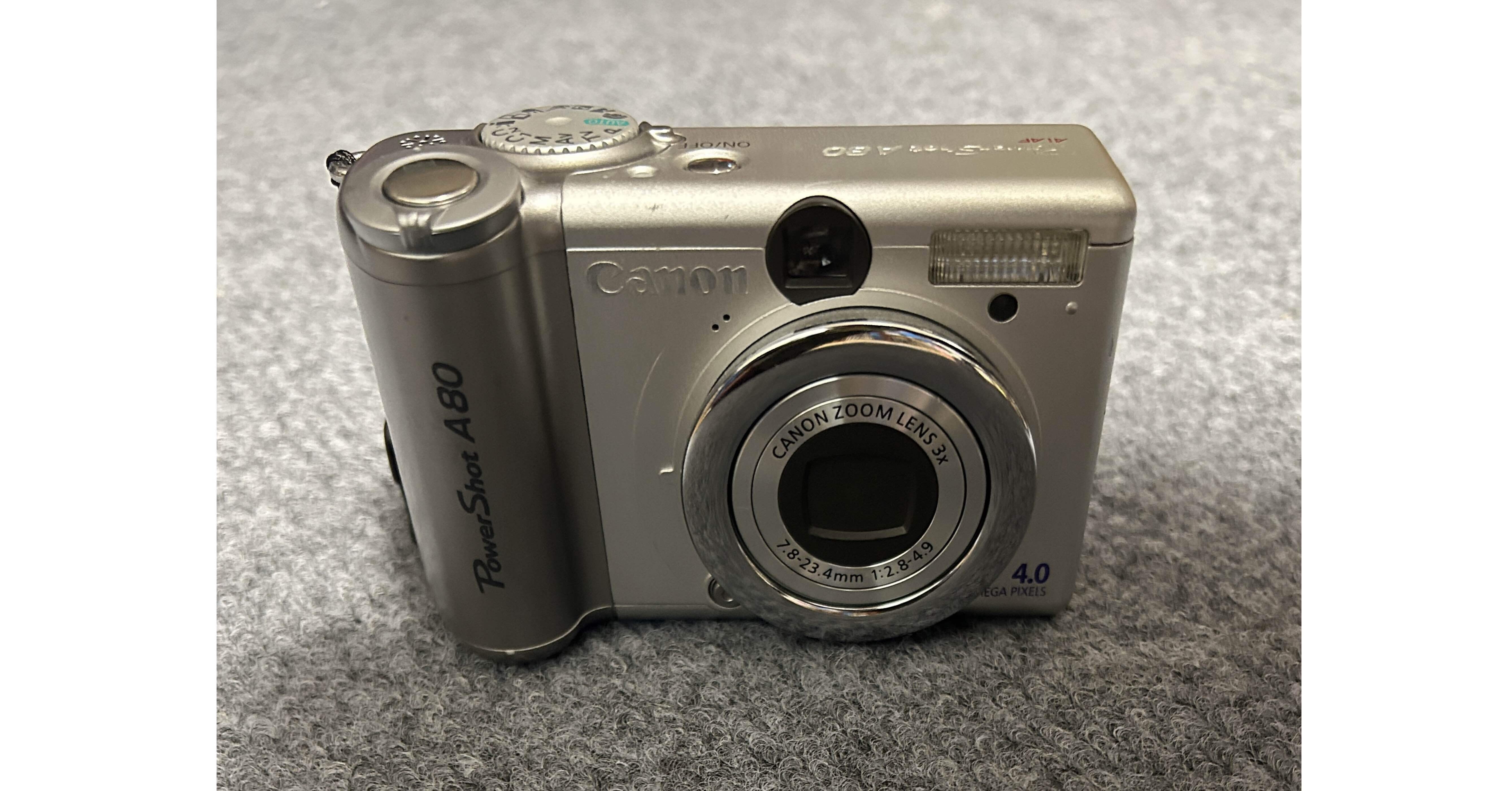 オールドデジカメ（Canon PowerShot A80）｜優和（ゆうわ）