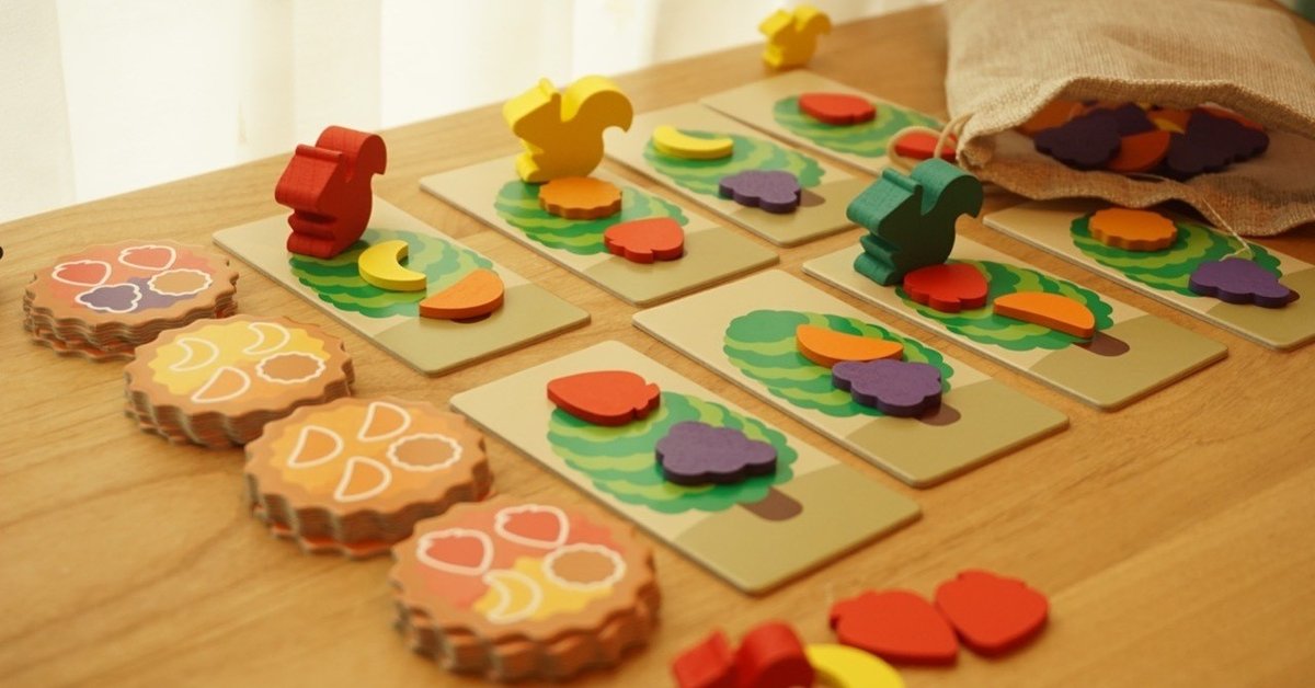 4才と遊べるボードゲーム「リスのタルトやさん」を作った記録